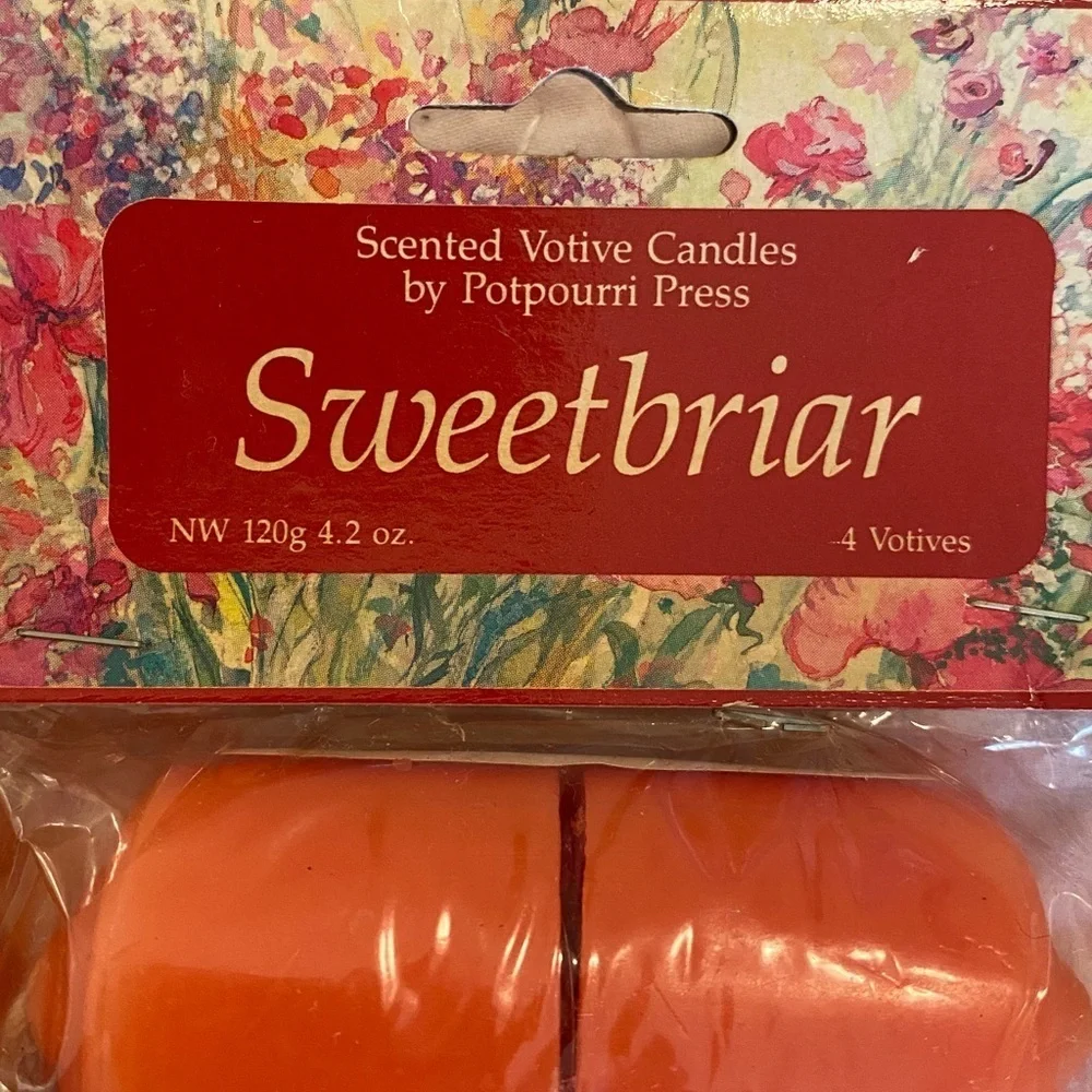 Orange Scented Votive Candles - Pack of 4